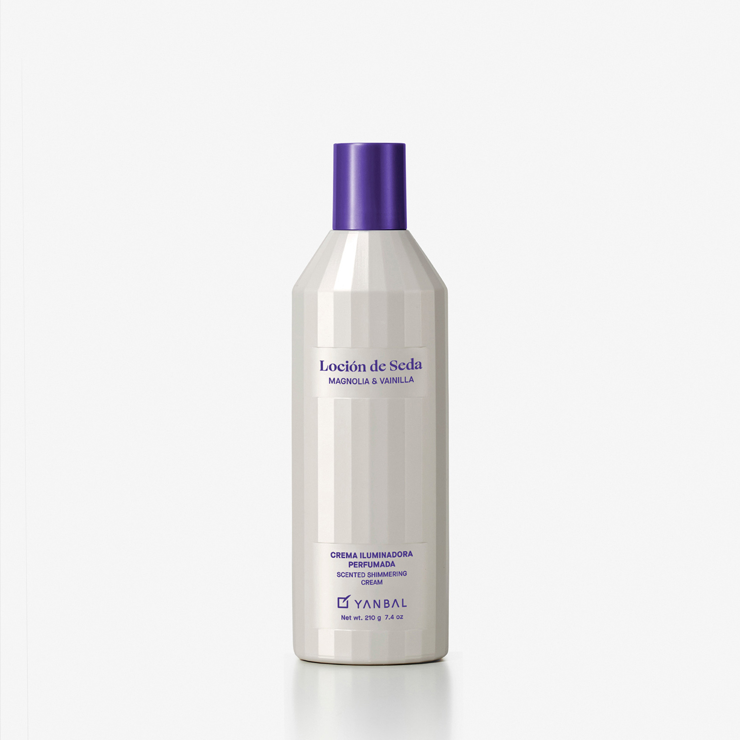 Loción iluminadora perfumada de Seda Magnolia y Vainilla